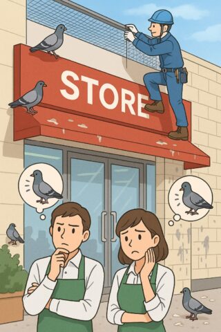 商業施設・飲食店における鳩対策と来客トラブルの防止術