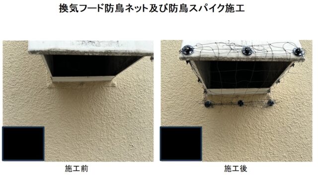 鳩の換気扇被害対策